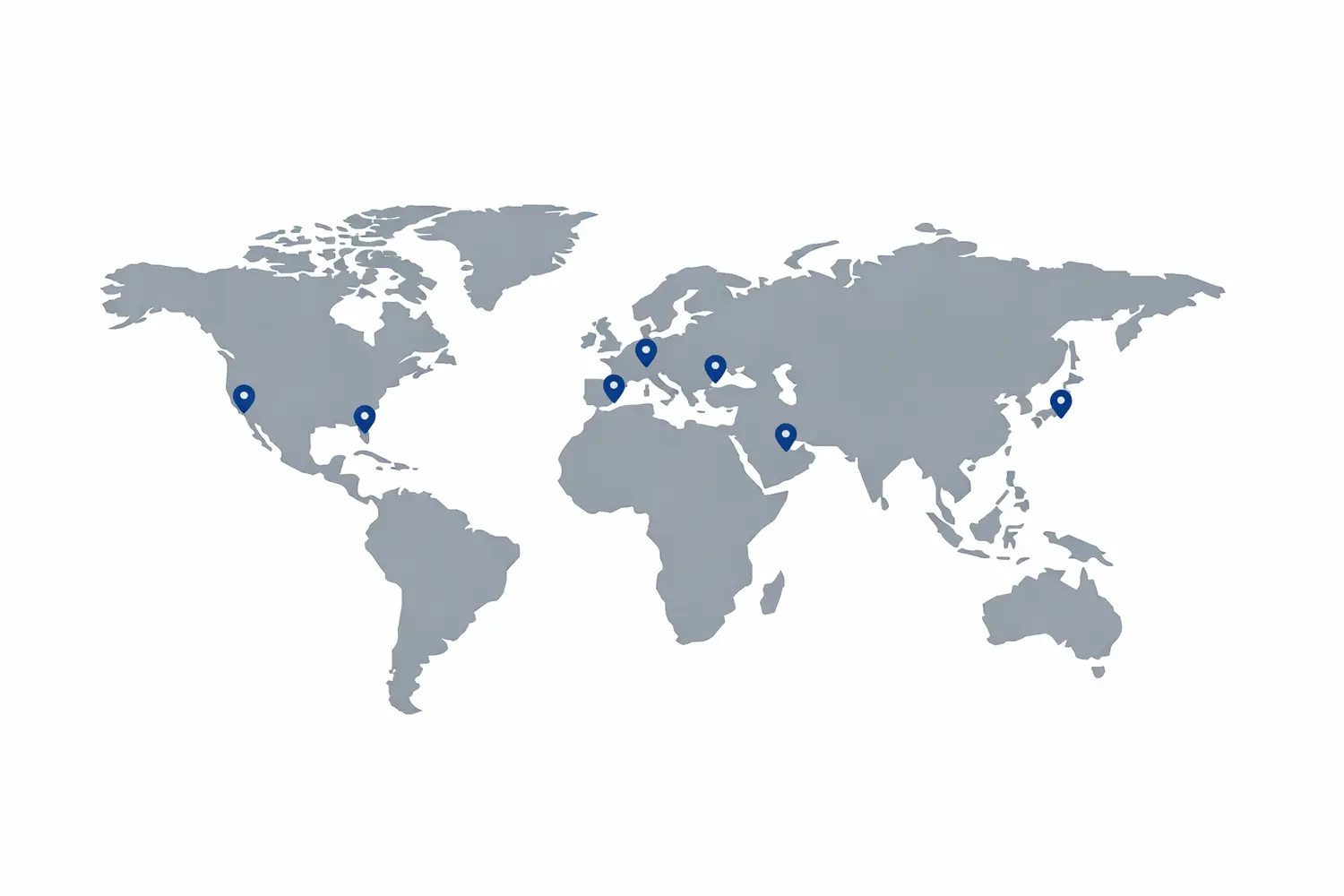 Recolecta world presence map